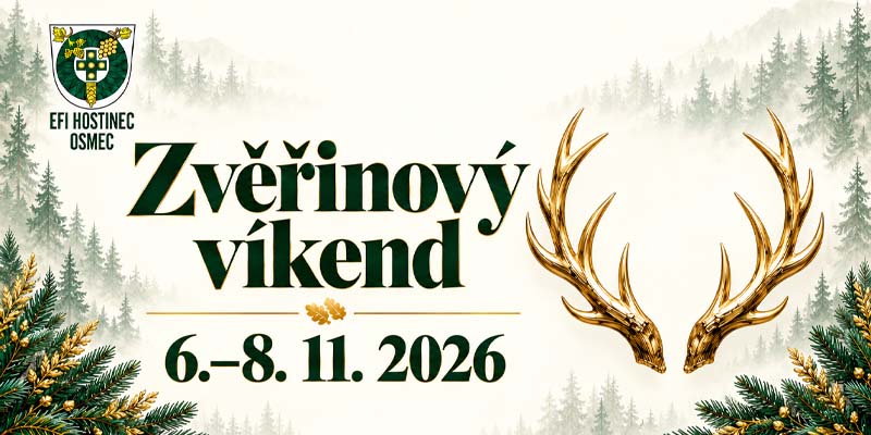 Zvěřinový víkend 2026 - EFI Hostinec Osmec Brno